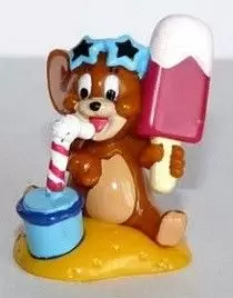 Tom et Jerry à la plage - Jerry et crème glacé