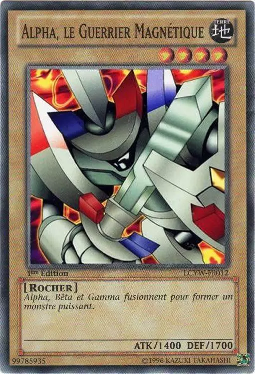 Collection Légendaire 3 : Le Monde de Yugi LCYW - Alpha, le Guerrier Magnétique