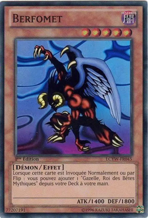 Collection Légendaire 3 : Le Monde de Yugi LCYW - Berfomet