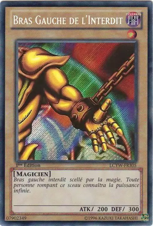 Collection Légendaire 3 : Le Monde de Yugi LCYW - Bras Gauche de l\'Interdit