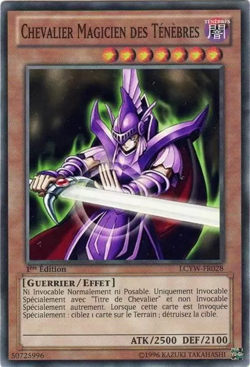 Collection Légendaire 3 : Le Monde de Yugi LCYW - Chevalier Magicien des Ténèbres