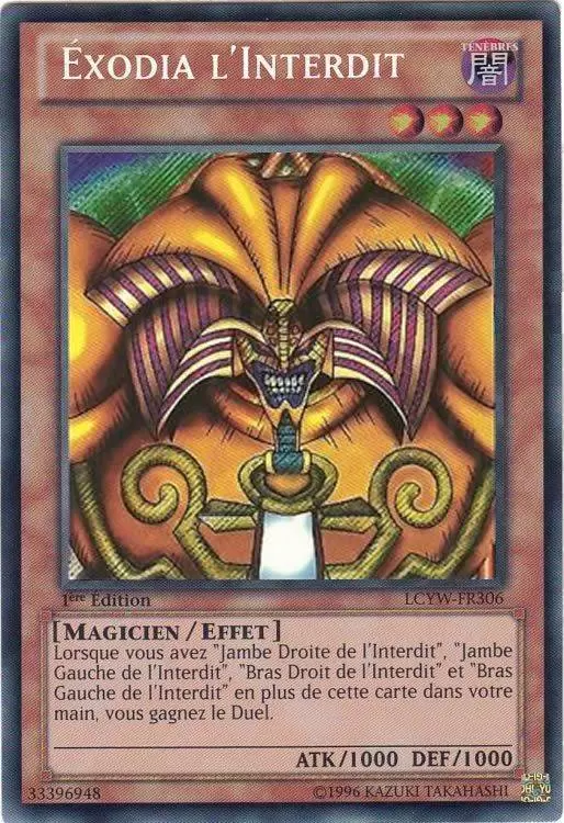 Collection Légendaire 3 : Le Monde de Yugi LCYW - Exodia l\'Interdit