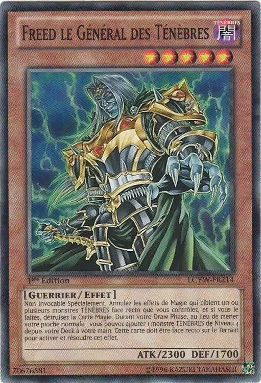 Collection Légendaire 3 : Le Monde de Yugi LCYW - Freed le Général des Ténèbres