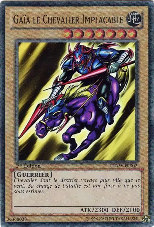 Collection Légendaire 3 : Le Monde de Yugi LCYW - Gaïa le Chevalier Implacable