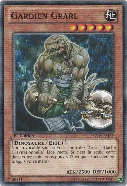 Collection Légendaire 3 : Le Monde de Yugi LCYW - Gardien Grarl