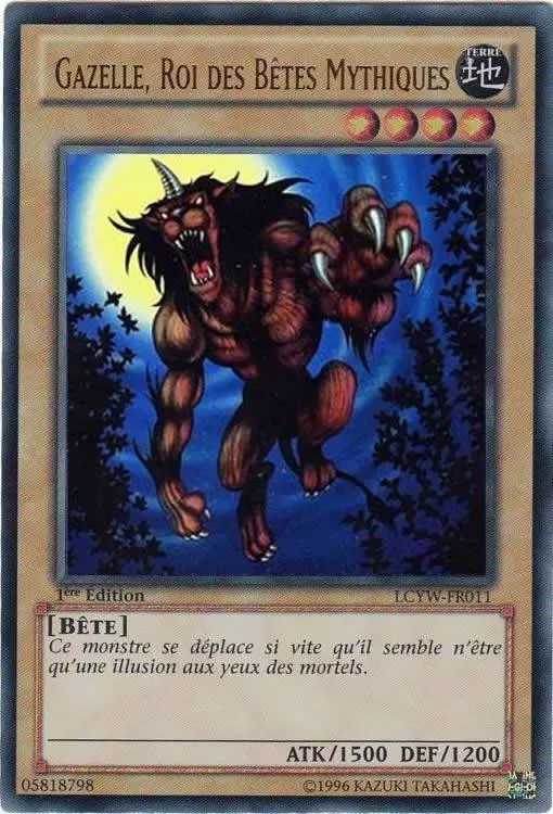 Collection Légendaire 3 : Le Monde de Yugi LCYW - Gazelle, Roi des Bêtes Mythiques