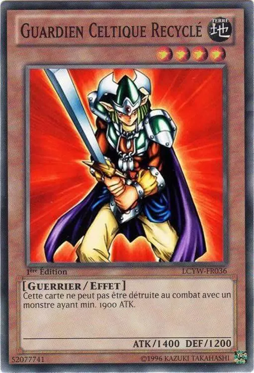 Collection Légendaire 3 : Le Monde de Yugi LCYW - Guardien Celtique Recyclé