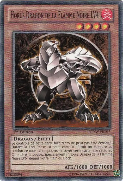 Collection Légendaire 3 : Le Monde de Yugi LCYW - Horus Dragon de La Flamme Noire LV4
