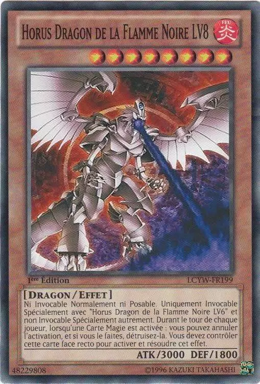 Collection Légendaire 3 : Le Monde de Yugi LCYW - Horus Dragon de La Flamme Noire LV8