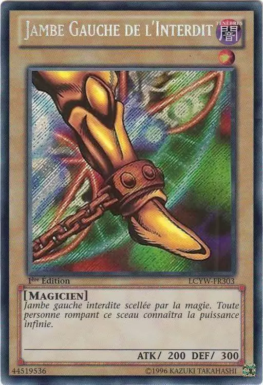 Collection Légendaire 3 : Le Monde de Yugi LCYW - Jambe Gauche de l\'Interdit