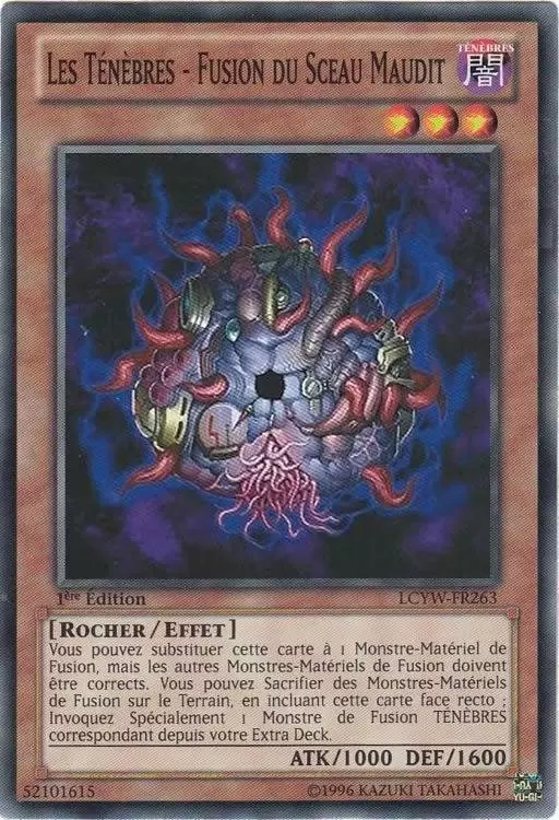 Collection Légendaire 3 : Le Monde de Yugi LCYW - Les Ténèbres - Fusion du Sceau Maudit