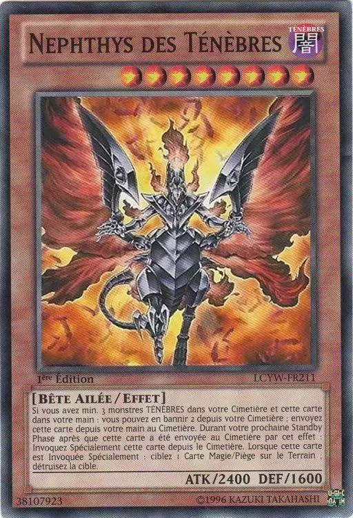 Collection Légendaire 3 : Le Monde de Yugi LCYW - Nephthys des Ténèbres