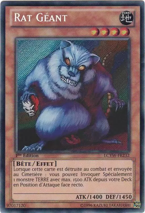 Collection Légendaire 3 : Le Monde de Yugi LCYW - Rat Géant