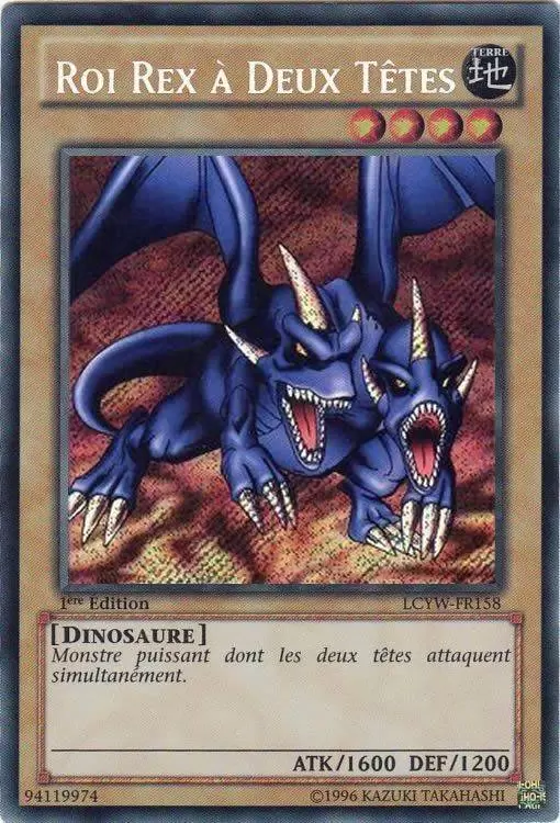 Collection Légendaire 3 : Le Monde de Yugi LCYW - Roi Rex à Deux Têtes