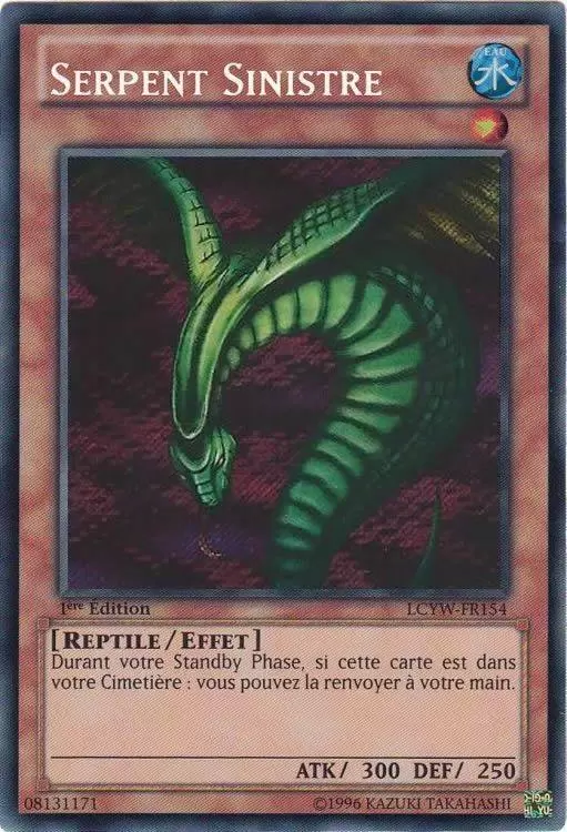 Collection Légendaire 3 : Le Monde de Yugi LCYW - Serpent Sinistre