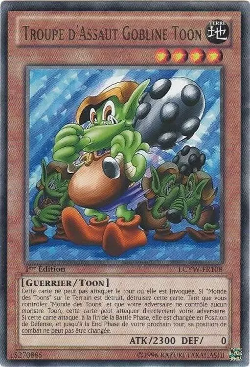 Collection Légendaire 3 : Le Monde de Yugi LCYW - Troupe d\'assaut Gobline Toon