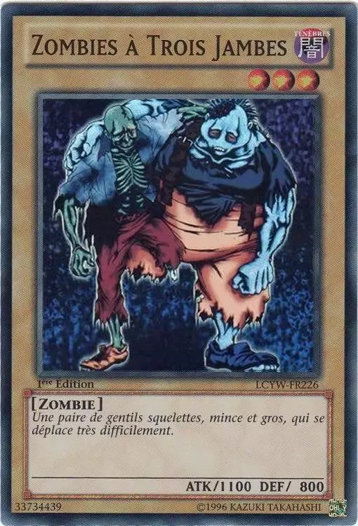 Collection Légendaire 3 : Le Monde de Yugi LCYW - Zombies A Trois Jambes