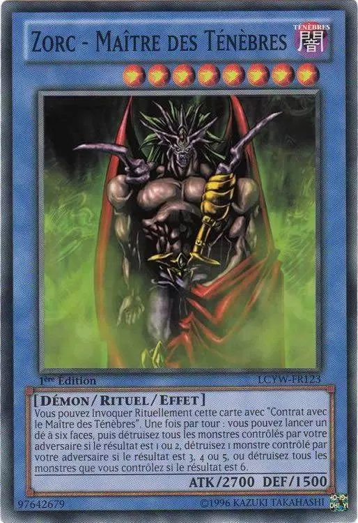 Collection Légendaire 3 : Le Monde de Yugi LCYW - Zorc - Maître des Ténèbres