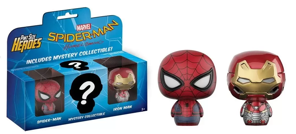 Spider-Man Homecoming 3 Pack – Spider-Man, Iron Man and Mystery 