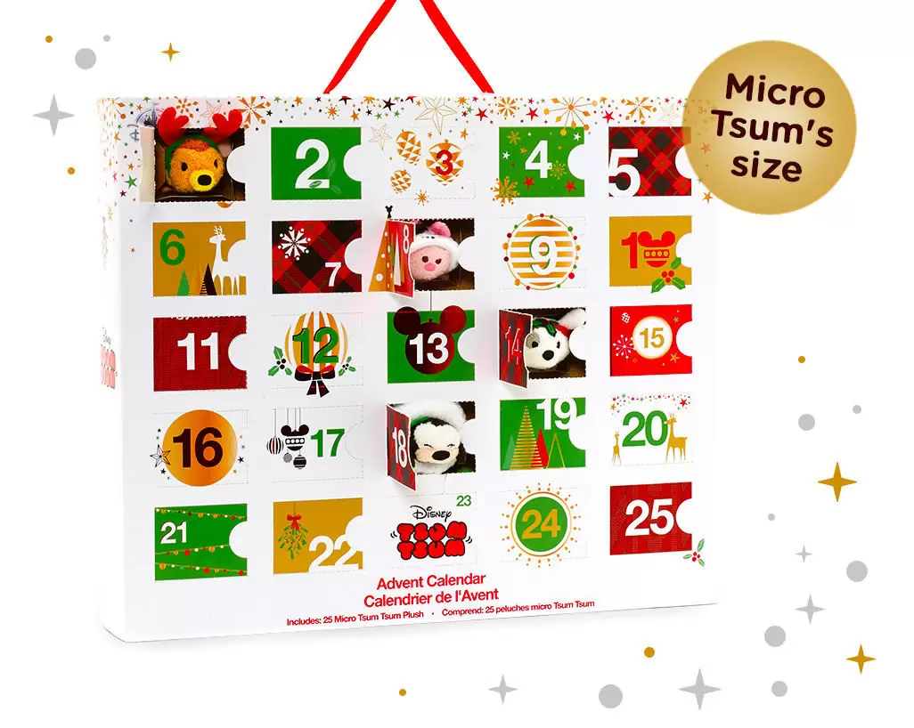Tsum Tsum Plush Bag And Box Sets - Disney Store Advent Calendar Micro 2017