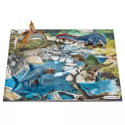 Mini-dinosaures avec puzzle point d'eau