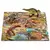 Mini-dinosaures avec puzzle marécage