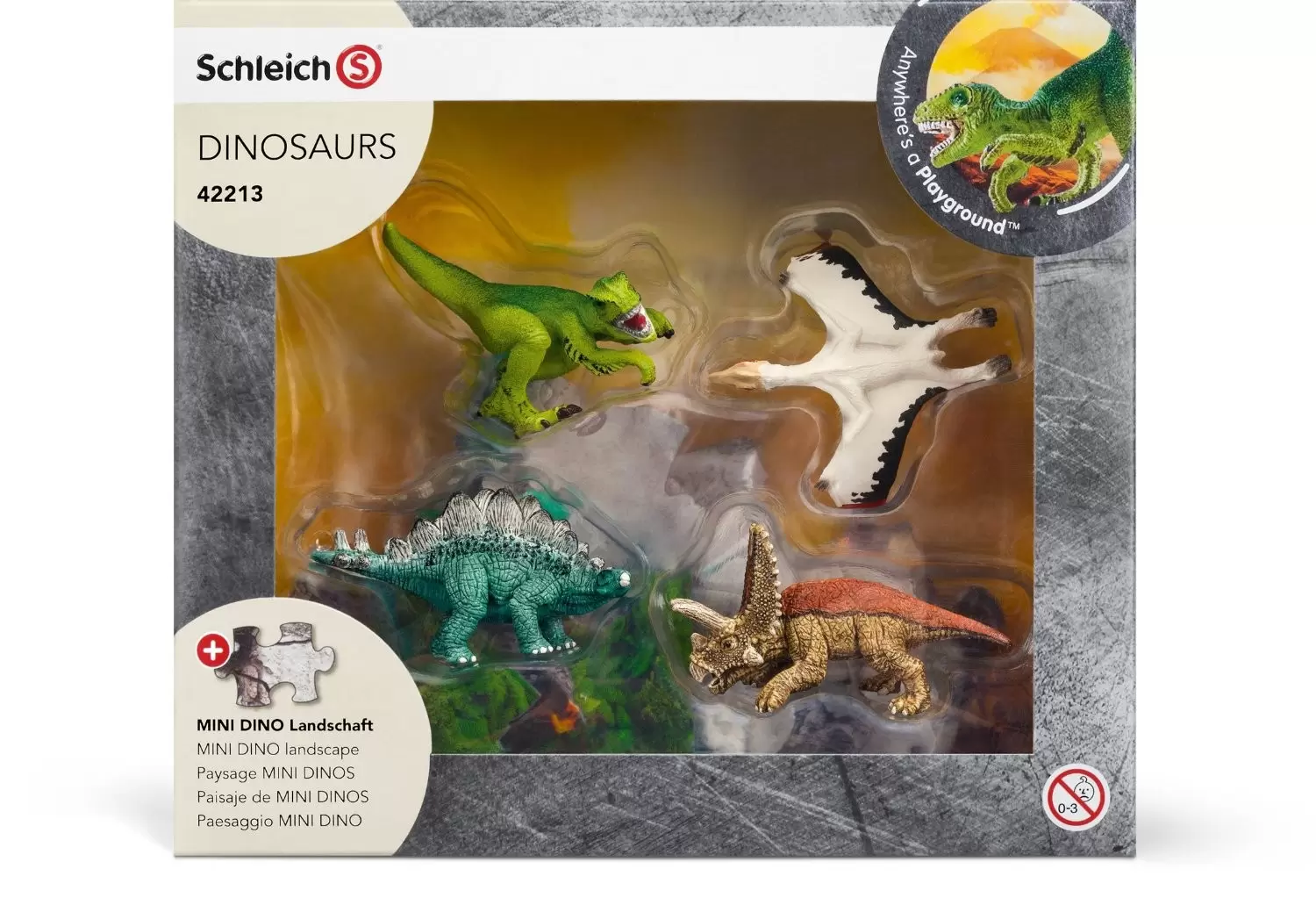 Dinosaurs - Mini-dinosaures avec puzzle exploration