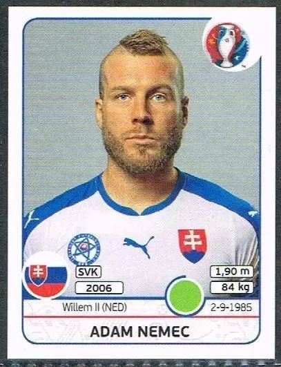 Euro 2016 France - Adam Nemec - Slovak Republic
