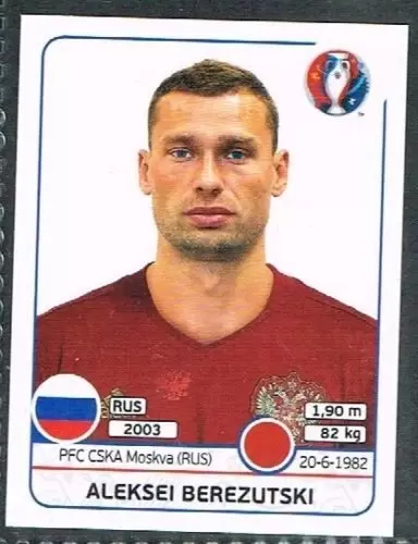 Euro 2016 France - Aleksei Berezutski - Russia