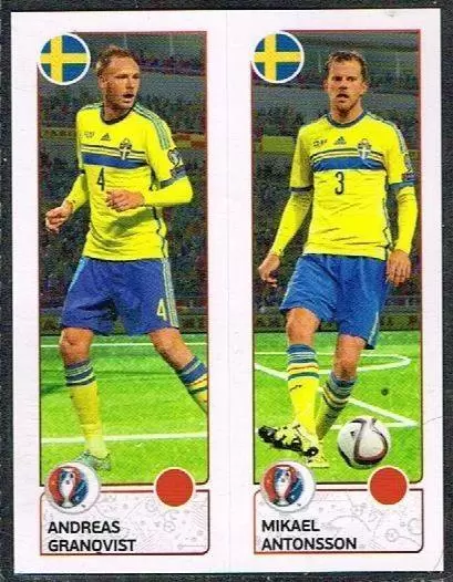 Euro 2016 France - Andreas Granqvist / Mikael Antonsson - Sweden