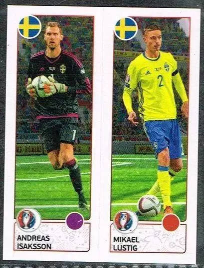 Euro 2016 France - Andreas Isaksson / Mikael Lustig - Sweden