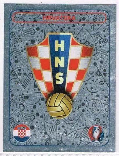 Euro 2016 France - Badge - Croatia
