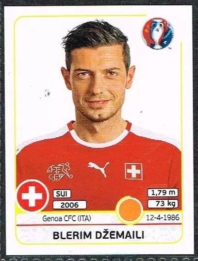 Euro 2016 France - Blerim Dzemaili - Switzerland