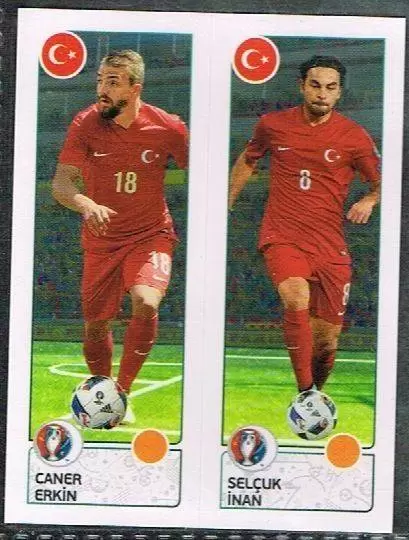 Euro 2016 France - Caner Erkin / Selcuk Inan - Turkey