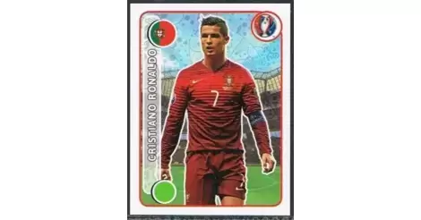 Sticker Cristiano Ronaldo # 596 Portugal Panini EURO 2016 