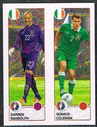 Euro 2016 France - Darren Randolph / Seamus Coleman - Republic of Ireland