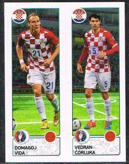 Euro 2016 France - Domagoj Vida / Vedran Corluka - Croatia