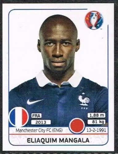 Euro 2016 France - Eliaquim Mangala - France