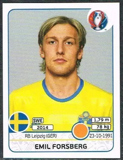 Euro 2016 France - Emil Forsberg - Sweden