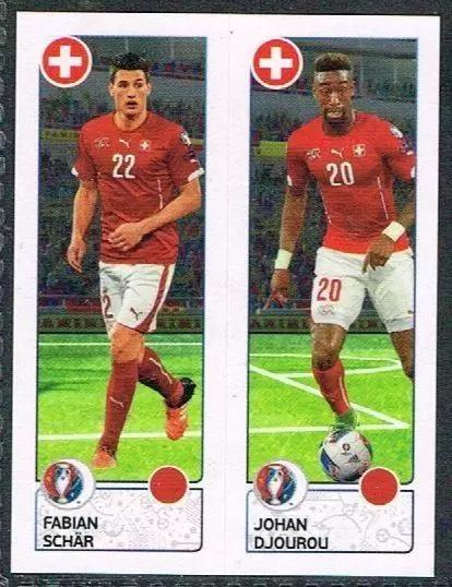 Euro 2016 France - Fabian Schär / Johan Djourou - Switzerland