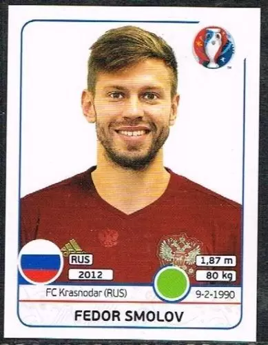 Euro 2016 France - Fedor Smolov - Russia
