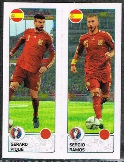 Euro 2016 France - Gerard Pique / Sergio Ramos - Spain