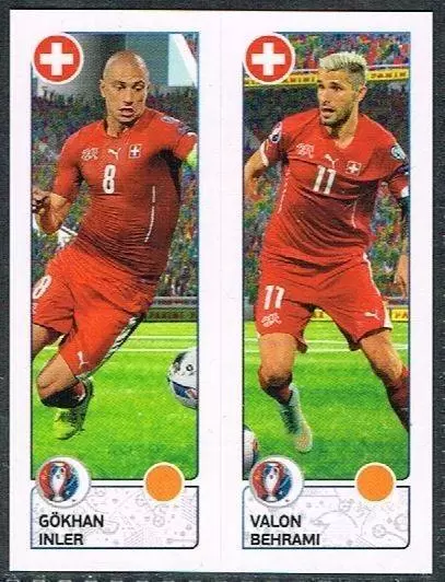 Euro 2016 France - Gökhan Inler / Valon Behrami - Switzerland