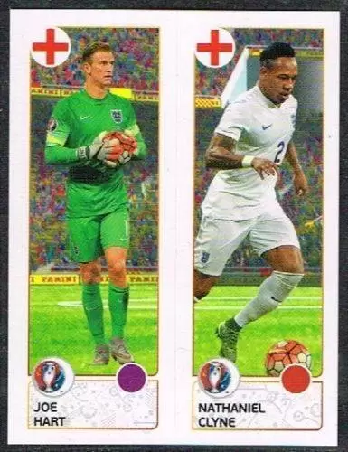 Euro 2016 France - Joe Hart / Nathaniel Clyne - England