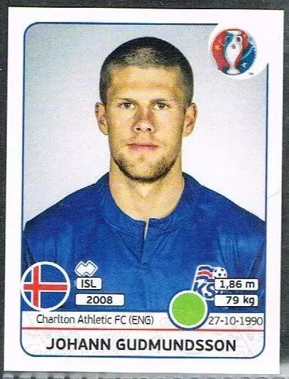 Euro 2016 France - Johann Gudmundsson - Iceland