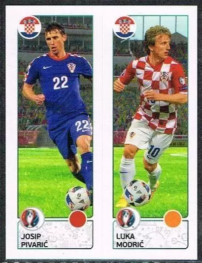 Euro 2016 France - Joseph Pivaric / Luka Modric - Croatia