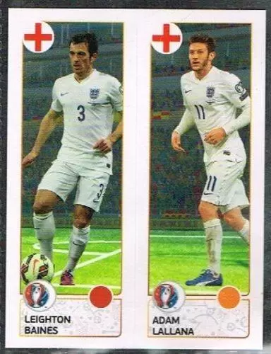 Euro 2016 France - Leighton Baines / Adam Lallana - England