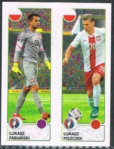 Euro 2016 France - Lukasz Fabianski / Lukasz Piszczek - Poland