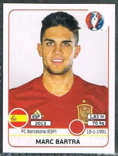 Euro 2016 France - Marc Bartra - Spain