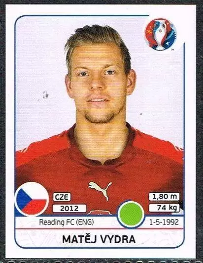 Euro 2016 France - Matej Vydra - Czech Republic